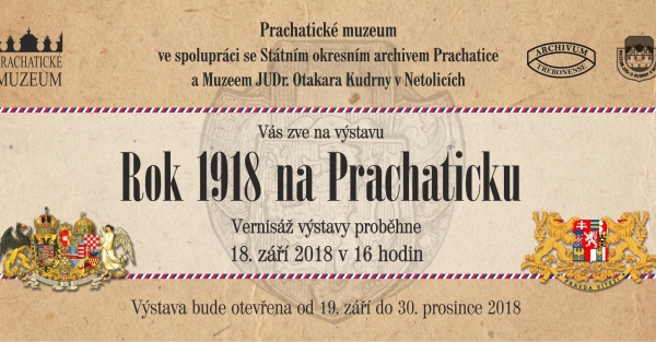 Rok 1918 na Prachaticku