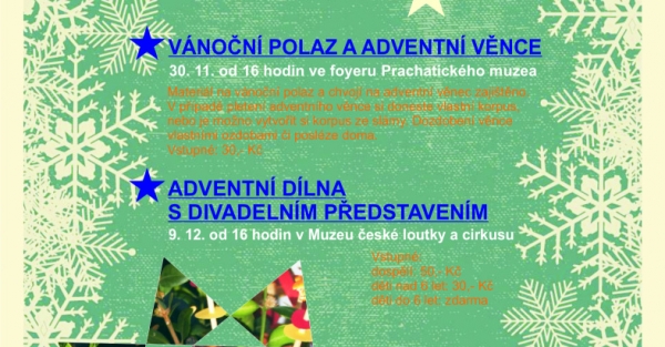 Adventní dílna s divadelním představením