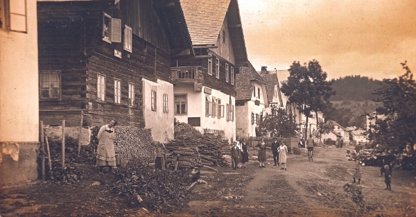 České Žleby - Böhmisch Röhren, historie osady na Zlaté Stezce