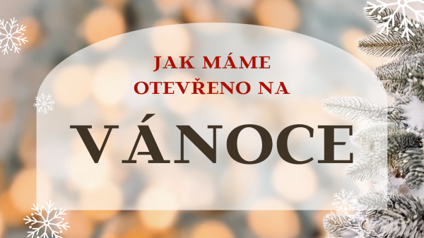 Otevírací doba o vánocích