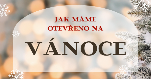 Otevírací doba o vánocích