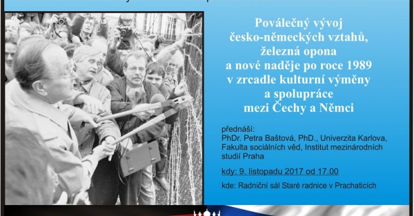 Poválečný vývoj česko-německých vztahů. Železná opona a nové naděje po roce 1989 v zrcadle kulturní výměny a spolupráce mezi Čechy a Němci