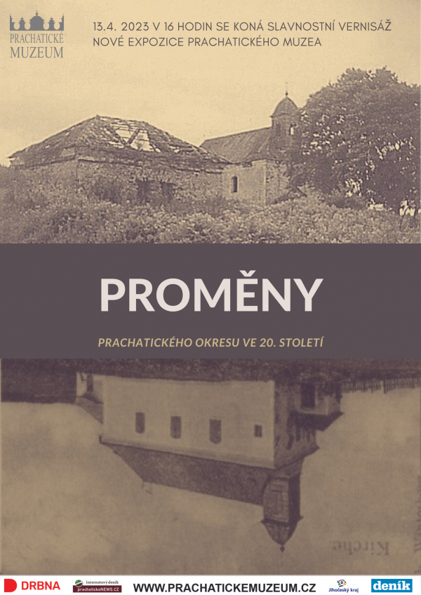 Vernisáž expozice Proměny prachatického okresu ve 20. století