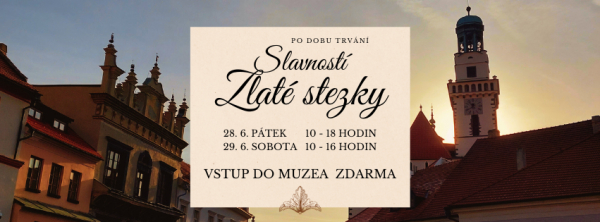 Volný vstup po dobu trvání Slavností Zlaté stezky