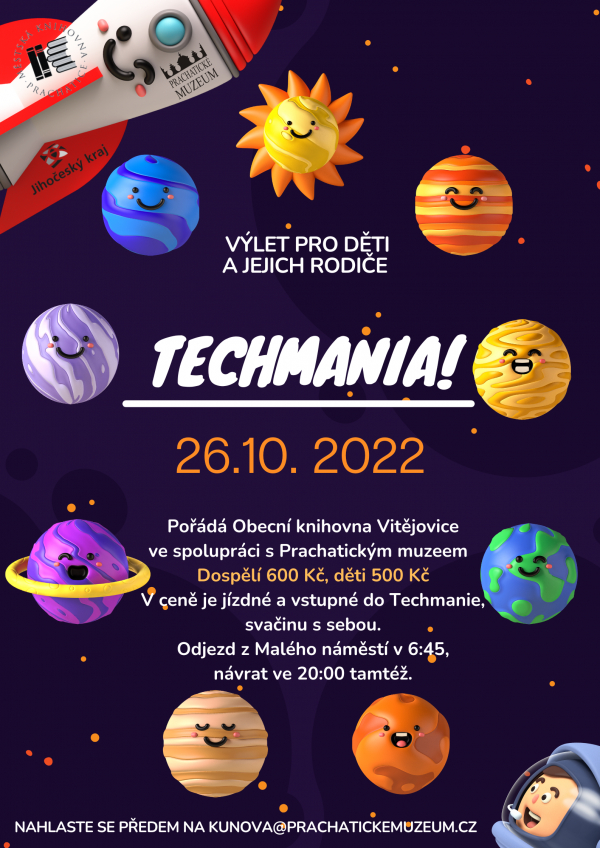 Výlet pro rodiče a děti do Techmanie