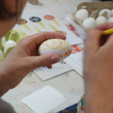 Kurz voskové batiky kraslic s Lenkou Volkovou - 31.3. 2026